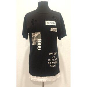 Enter The Void Black 1999 What did you do to save The World Today T-Shirt Size S
